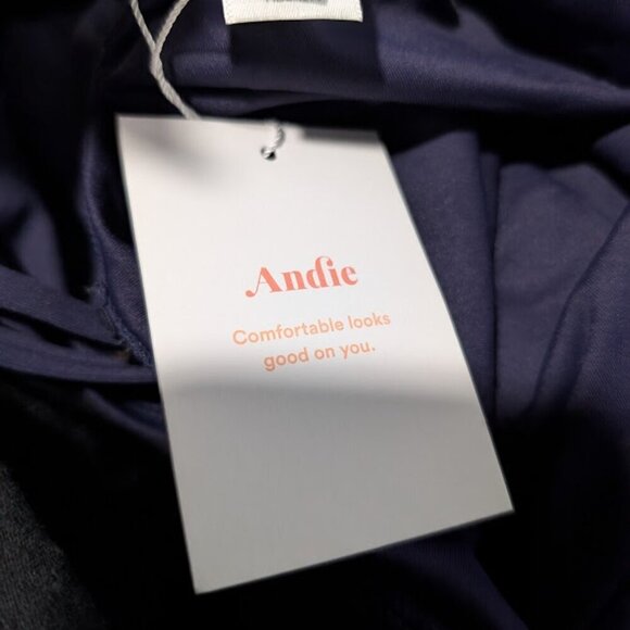 NWT Andie Swim | The Amalfi One Piece in Flat Navy (XL) - Picture 7 of 15